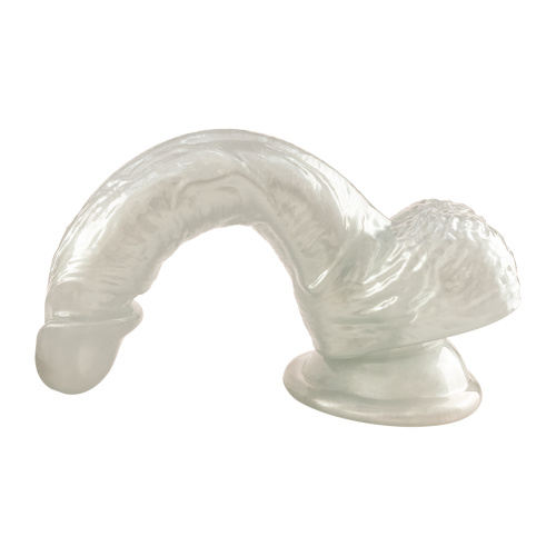 Perleťové dildo Mabe Pearl White 9901-03lola