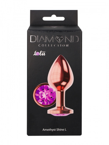 Anální kolík Diamond Amethyst Shine L 4025-02lola