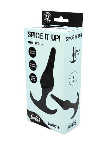 Anální kolík Spice it up Smooth Black 8008-01lola