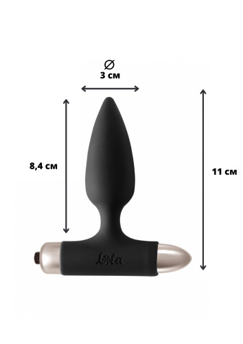 Vibrační anální kolík Spice it up New Edition Glory Black 8015-01Lola