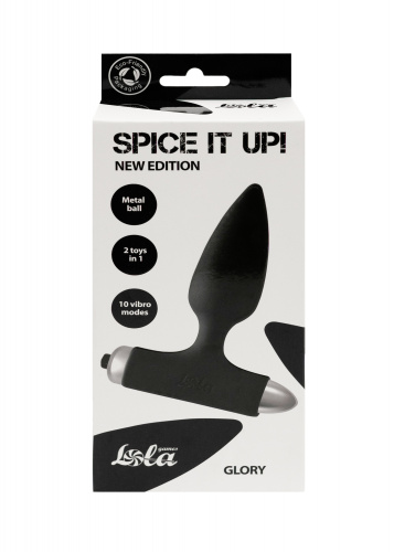 Vibrační anální kolík Spice it up New Edition Glory Black 8015-01Lola