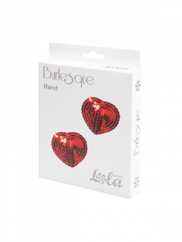 Nálepky na bradavky Burlesque Rand Red 3633-04lola