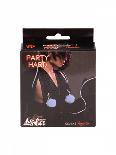 Svorky na bradavky Party Hard Angelic Blue 1140-04lola