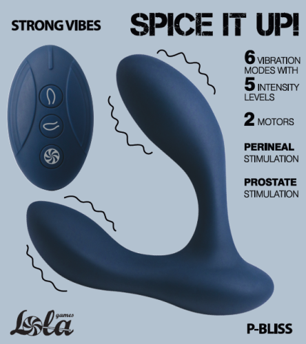 Masážní přístroj prostaty se 2 motory Spice it Up P-Bliss 8022-03lola