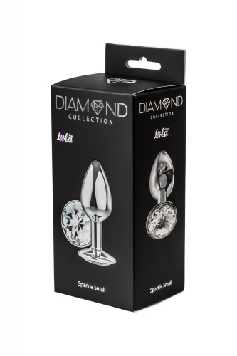 Anální kolík Diamond Clear Sparkle Small 4009-01Lola