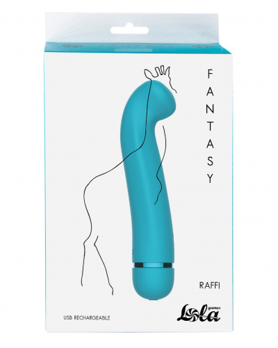 Dobíjecí pružný vibrátor Fantasy Raffi Blue 7910-03lola