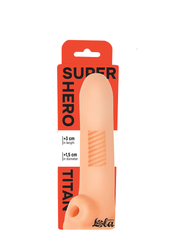 Návlek na Penis Super Hero Titan Beige 7018-01lola