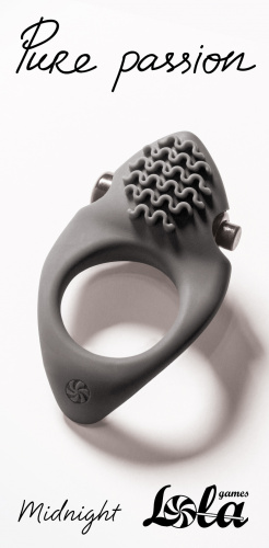 Vibrační erekční kroužek Pure Passion Midnight black 1300-01lola
