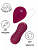 Vaginální kuličky s vibrační pulzace s dálkovým ovládáním Take it Easy Era Wine red 9021-09lola