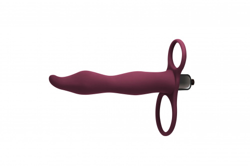 Vibrační nástavec pro dvojitou penetraci Pure Passion Flirtini Wine red 1204-02lola
