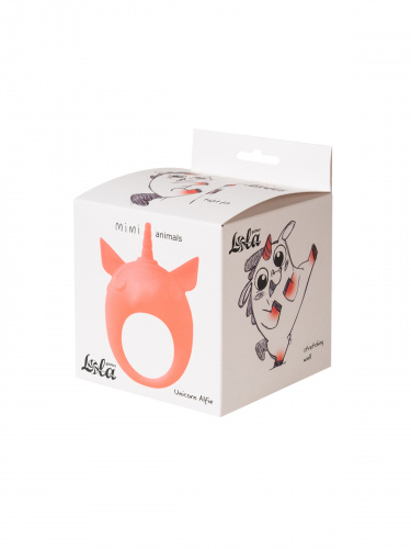 Vibrační erekční kroužek Lola Games MiMi Animals Unicorn Alfie Orange 7000-26lola