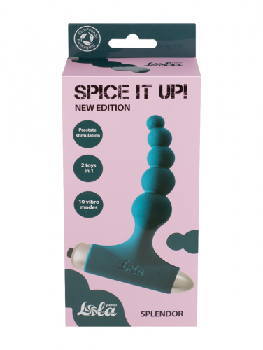 Vibrační anální kolík Plug Spice it up New Edition Splendor Dark green 8017-02Lola
