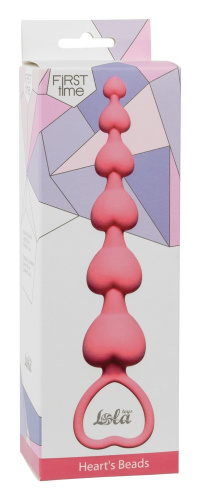 Anální kuličky Heart's Beads Pink 4101-01Lola