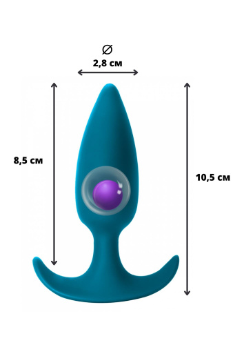 Kolík s posunutým těžištěm Spice it up Delight Aquamarine 8010-03lola