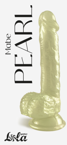 Perleťové dildo Mabe Pearl Golden 9901-01lola