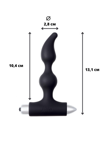 Vibrační anální kolík Spice it up New Edition Elation Black 8018-01Lola