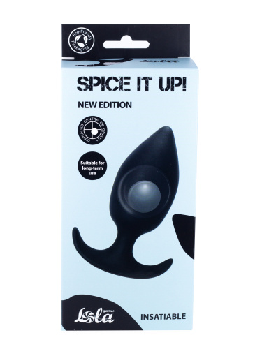 Kolík s posunutým těžištěm Spice it up Insatiable Black 8011-01lola