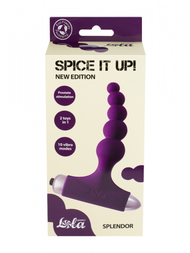 Vibrační anální kolík Plug Spice it up New Edition Splendor Ultraviolet 8017-04Lola