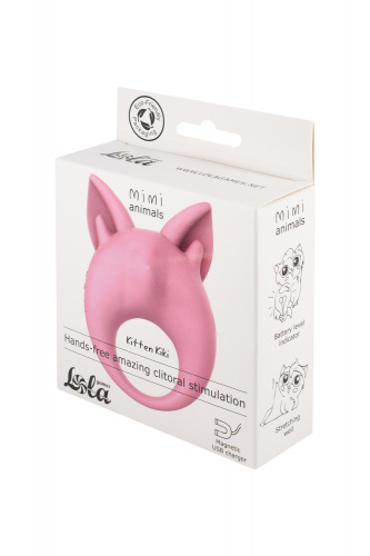 Vibrating cockring Lola Games MiMi Animals Kitten Kiki Light Pink 7200-02lola