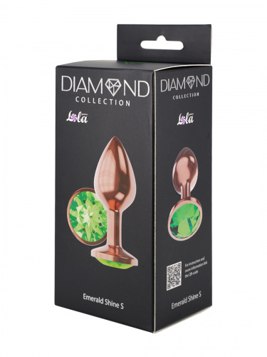 Anální kolík Diamond Emerald Shine S 4027-01lola