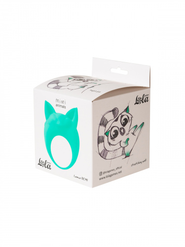 Vibrační erekční kroužek  Lola Games MiMi Animals Lemur Remi Green 7000-05lola