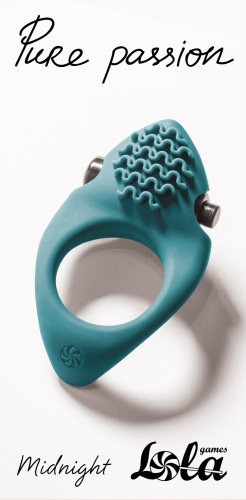 Vibrační erekční kroužek Pure Passion Midnight green 1300-03lola