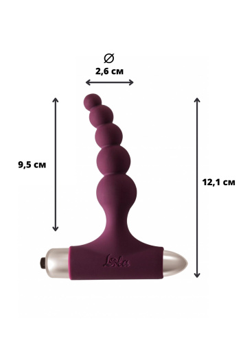Vibrační anální kolík Plug Spice it up New Edition Splendor Wine red 8017-03Lola