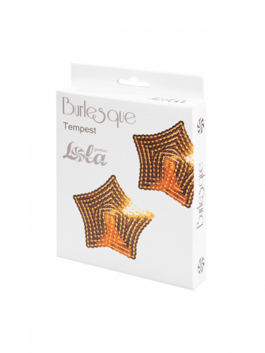 Nálepky na bradavky Burlesque Tempest Golden 3636-02lola