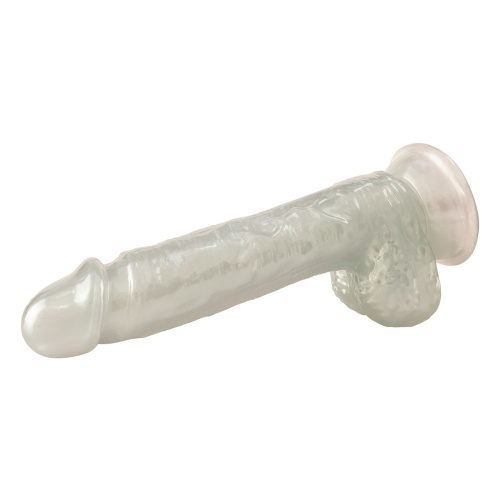 Perleťové dildo Mabe Pearl White 9901-03lola