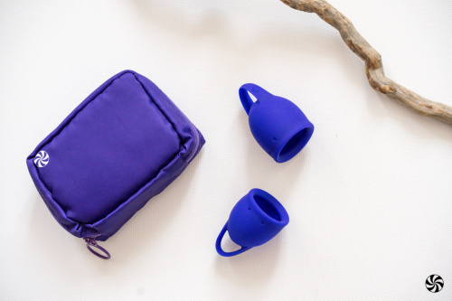 Sada Menstruačních Kalíšků Natural Wellness Modrý Kosatec 4000-01lola