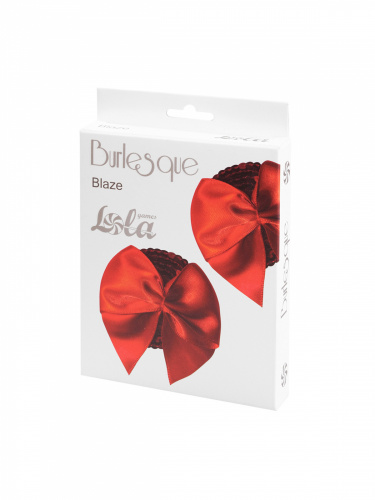 Nálepky na bradavky Burlesque Blaze Red 3637-02lola