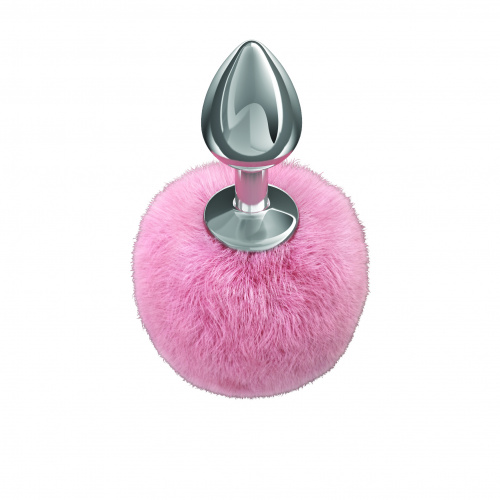 Anální ozdoba s chlupatým ocáskem Diamond Twinkle Pink 4018-02lola