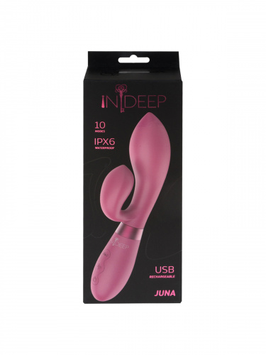 Dobíjecí vibrátor Indeep Juna Magenta 7700-06indeep