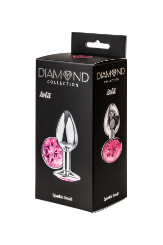 Anální kolík Diamond Pink Sparkle Small 4009-03Lola