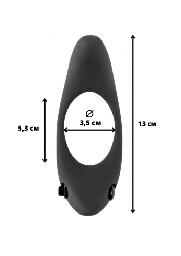 Vibrační erekční kroužek Pure Passion Lunar Black 1305-01lola