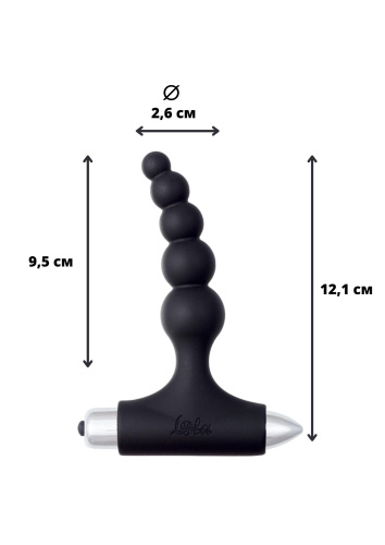 Vibrační anální kolík Plug Spice it up New Edition Splendor Black 8017-01Lola