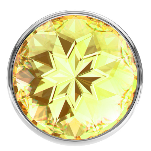Anální kolík Diamond Yellow Sparkle Small 4009-02Lola