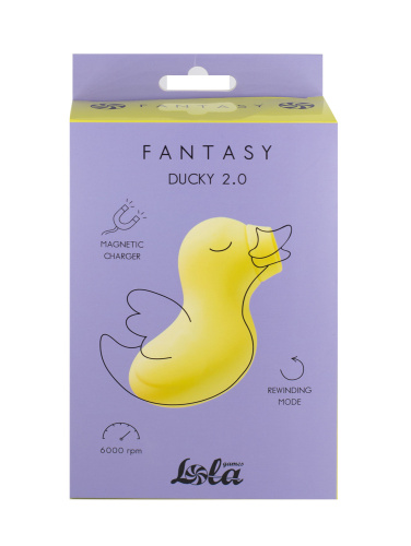 Dobíjecí stimulátor klitorisu Fantasy Ducky 2.0 Yellow 7913-01lola