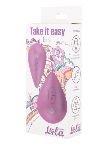 Vibrační vejce Take it Easy Best purple 9021-03lola
