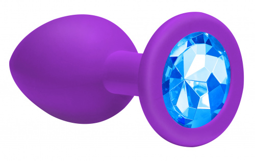 Anální kolík Emotions Cutie Large Purple light blue crystall 4013-05Lola