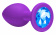 Anální kolík Emotions Cutie Large Purple light blue crystall 4013-05Lola