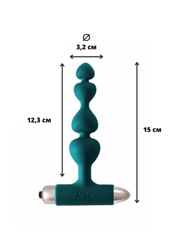 Vibrační anální kolík Spice it up New Edition Excellence Dark green 8016-02Lola