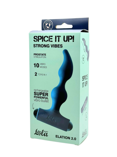 Anální kolík s dobíjecí kulkou Spice it Up Elation 2.0 8018-05lola