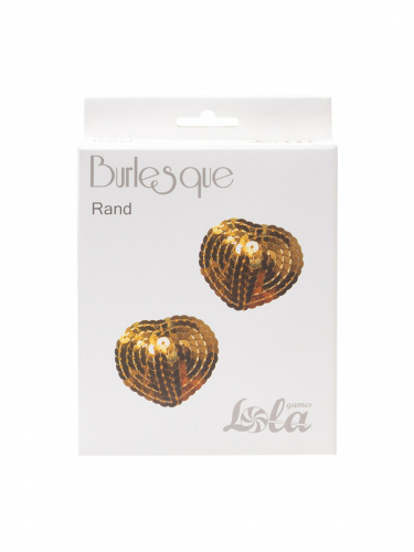 Nálepky na bradavky Burlesque Rand Golden 3633-02lola