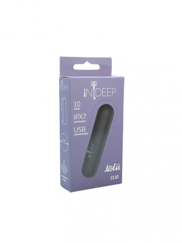Dobíjecí minivibrátor Indeep Clio Black 7705-03indeep