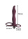 Vibrační nástavec pro dvojitou penetraci Pure Passion Flirtini Wine red 1204-02lola