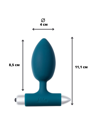 Vibrační anální kolík Spice it up New Edition Perfection Dark green 8014-02Lola