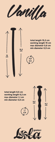 Sada uretrálních masážních sond Vanilla Bolt 1176-01lola