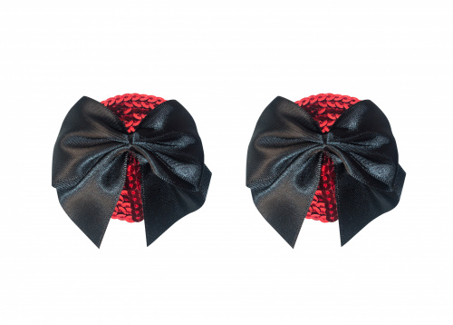 Nálepky na bradavky Burlesque Blaze Black 3637-01lola