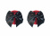 Nálepky na bradavky Burlesque Blaze Black 3637-01lola